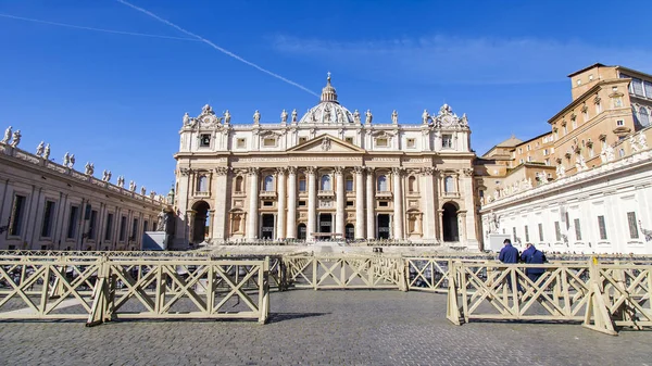 Roma Italia Marzo 2017 Vista Zona Catedral San Pedro Vaticano — Foto de Stock