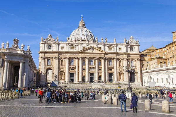 Rome Italië Maart 2017 Met Het Oog Het Gebied Peter — Stockfoto