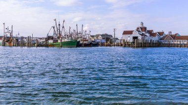Montauk, ABD, üzerinde 30 Eylül 2017. Peirce göl ve karaya yapılar