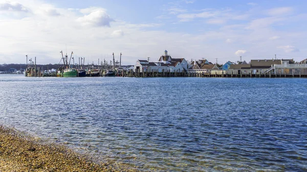 Montauk Spojené Státy Americké Září 2017 Peirce Jezera Konstrukcí Břeh — Stock fotografie