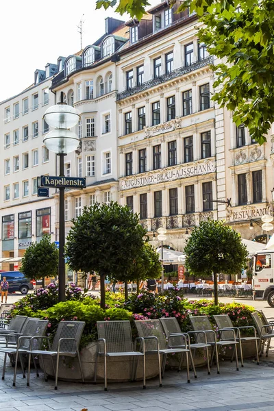 München Deutschland August 2018 Der Ferienort Der Fußgängerzone Der Altstadt — Stockfoto