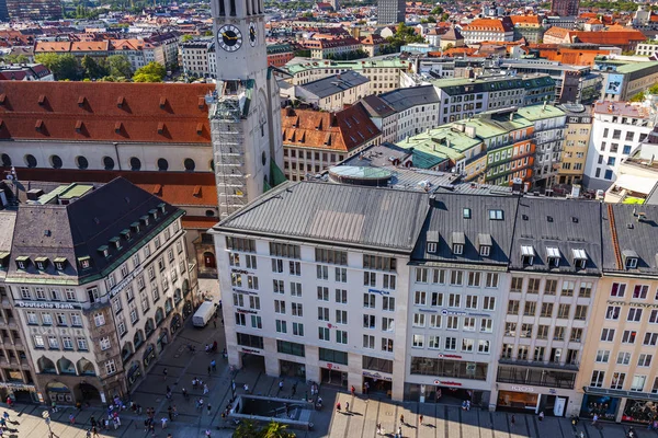 Munich Allemagne Août 2018 Vue Alstadt Des Toits Ville Depuis — Photo