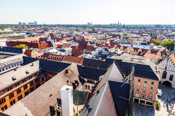 ミュンヘン ドイツ 2018 アルシュタットおよび都市調査プラットフォーム新市庁舎の屋根のビュー — ストック写真