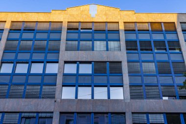 Münih, Almanya, üzerinde 16 Ağustos 2018. Şehir merkezinde modern mimari. 