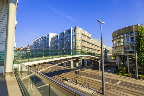 德国慕尼黑 于2018年8月16日 现代建筑在市中心 — 图库照片