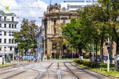 Münih, Almanya, üzerinde 16 Ağustos 2018. Güzel kentsel görünümü. 