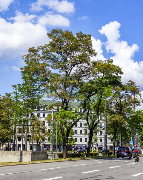 Munique Alemanha Agosto 2018 Bela Vista Urbana — Fotografia de Stock