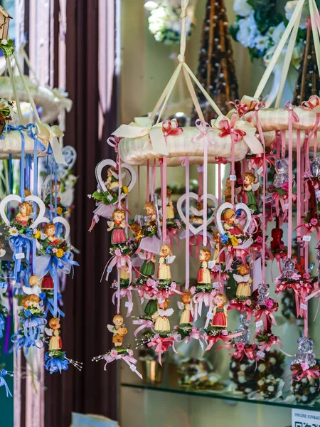 Salzburg Austria August 2018 Traditioneller Weihnachtlicher Handgefertigter Schmuck Für Die — Stockfoto