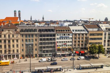 Münih, Almanya, üzerinde 16 Ağustos 2018. Güzel kentsel görünümü