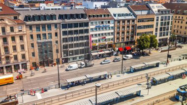 Münih, Almanya, üzerinde 16 Ağustos 2018. Güzel kentsel görünümü