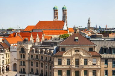 Münih, Almanya, üzerinde 16 Ağustos 2018. Güzel kentsel görünümü