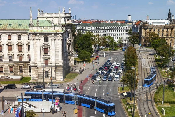 Mnichov Německo Srpna 2018 Krásný Výhled Městské — Stock fotografie