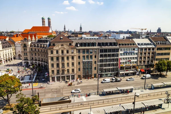 Múnich Alemania Agosto 2018 Hermosa Vista Urbana —  Fotos de Stock