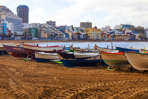 Las Palmas Gran Canaria Spagna Gennaio 2018 Una Vista Invernale — Foto Stock