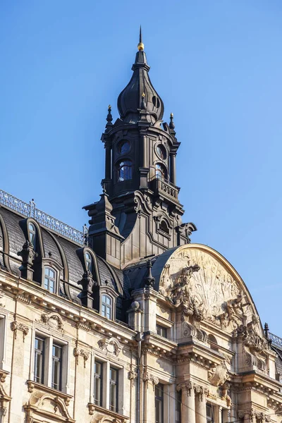 Munich Germany August 2018 Beautiful Fragment Building Traditional Bavarian Architecture — Stock Photo, Image