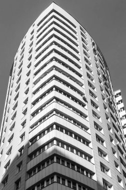 Pushkino, Rusya, 9 Ekim 2018. Modern multystoried evi