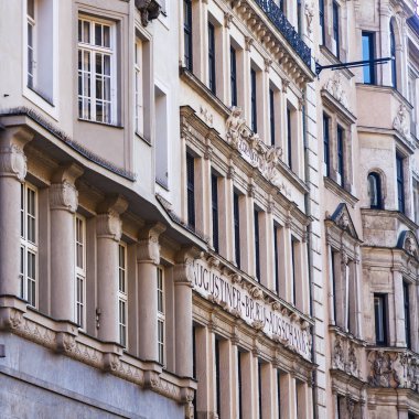 Münih, Almanya, üzerinde 16 Ağustos 2018. Geleneksel Bavyera mimarisinin binanın güzel parça.