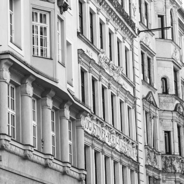 Münih, Almanya, üzerinde 16 Ağustos 2018. Geleneksel Bavyera mimarisinin binanın güzel parça.