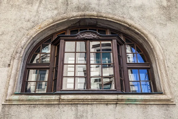 München Tyskland Augusti 2018 Vackra Fragment Byggnaden Traditionell Bayersk Arkitektur — Stockfoto