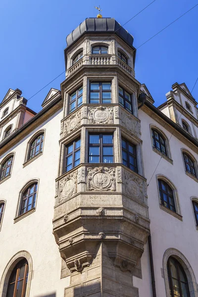 Münih Almanya Üzerinde Ağustos 2018 Geleneksel Bavyera Mimarisinin Binanın Güzel — Stok fotoğraf