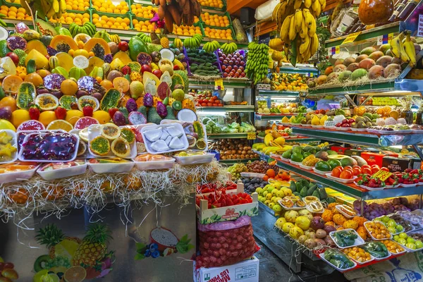 Las Palmas Gran Canaria Spain January 2018 Trade Fresh Vegetables — Stock Photo, Image