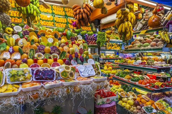 Las Palmas Gran Canaria Spain January 2018 Trade Fresh Vegetables — Stock Photo, Image