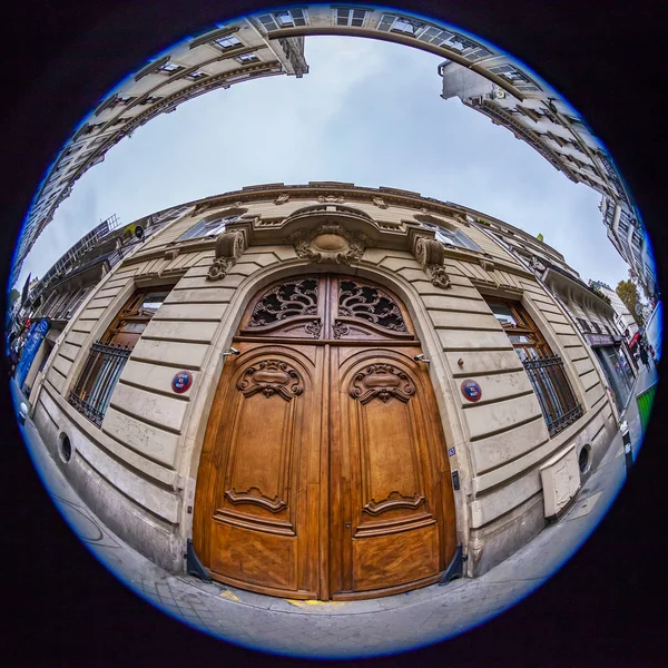 Paris France October 2018 Typical City Street Historical Building Architectural — Stock Photo, Image