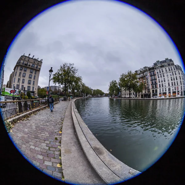 Parigi Francia Ottobre 2018 Vista Urbana Nella Nuvolosa Mattina Autunno — Foto Stock