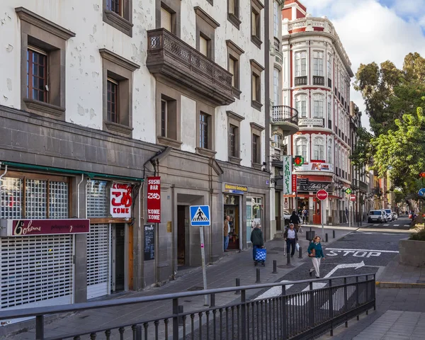 Las Palmas Gran Canaria España Enero 2018 Vista Urbana Típica — Foto de Stock