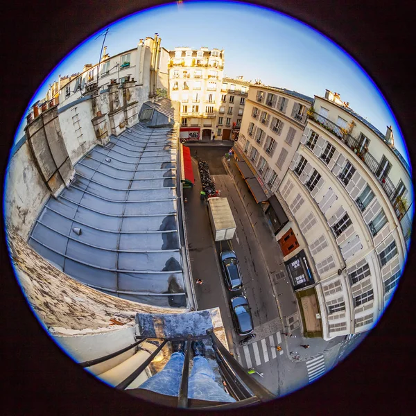 Paris Frankreich Oktober 2018 Ein Blick Auf Die Stadtstraße Von — Stockfoto