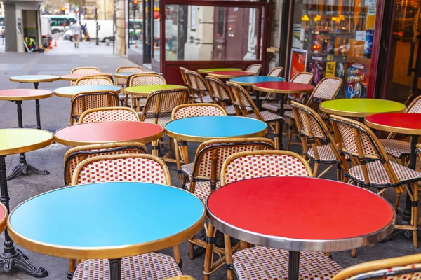 Tarih Ekim 2018 Paris Fransa Kentsel Bir Görünümü Kaldırımda Geleneksel — Stok fotoğraf