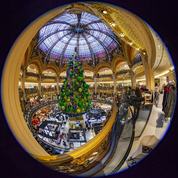 Paris France Octobre 2018 Intérieur Étage Commercial Principal Boutique Galerie — Photo