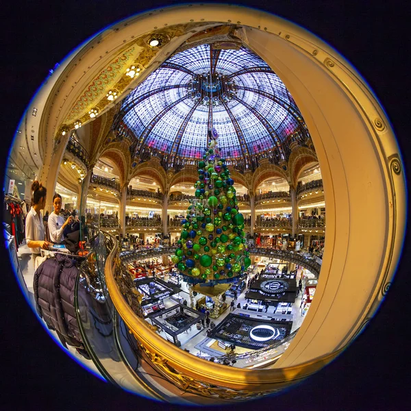 Paris France Octobre 2018 Intérieur Étage Commercial Principal Boutique Galerie — Photo