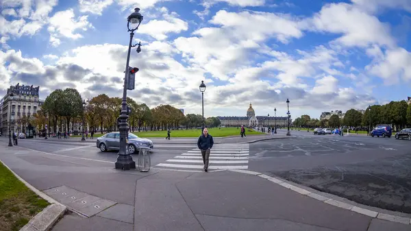 Tarih 23 Ekim 2018, Paris, Fransa. Kentsel görünümü. Seong nehir dolgu