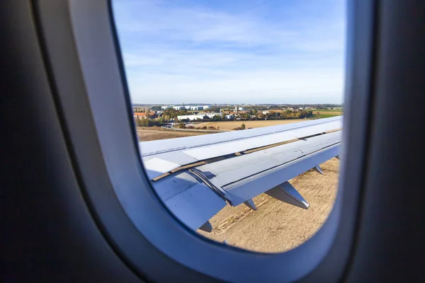 Amsterdam Netherlands October 2018 Plane Undergoes Preflight Service International Airport — Stock Photo, Image