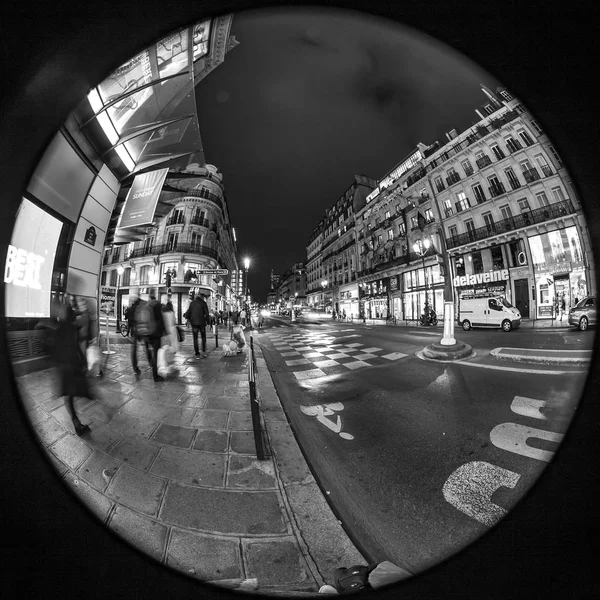 Paris Fransa Üzerinde Ekim 2018 Kentsel Görünümü Bir Akşam Aydınlatma — Stok fotoğraf