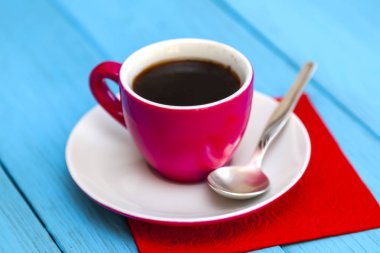 Espresso bir parlak pembe Porselen Kahve 