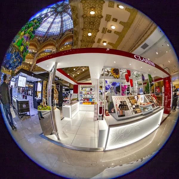 París Francia Octubre 2018 Piso Comercial Principal Tienda Galeries Lafayette — Foto de Stock