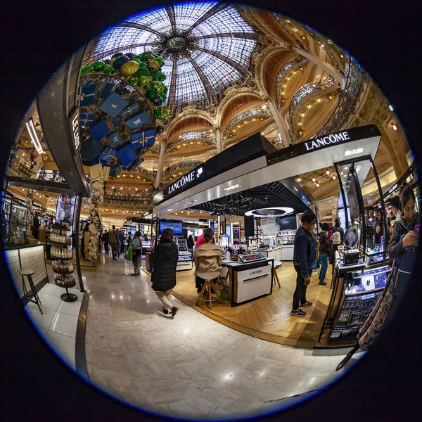 Paris França Outubro 2018 Andar Comercial Principal Galeries Lafayette Loja — Fotografia de Stock