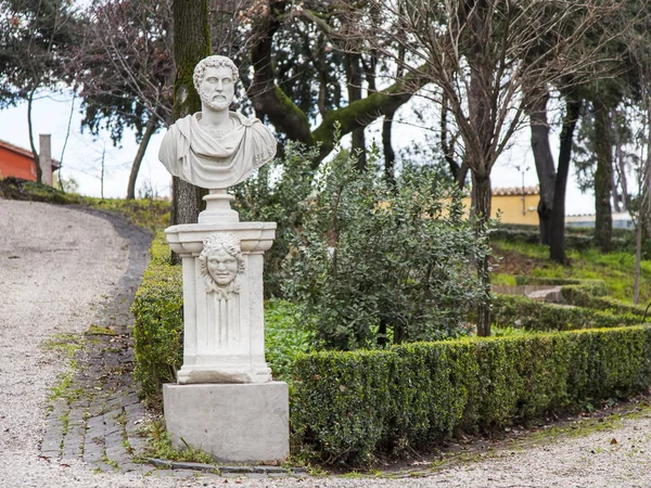 Rome Italy March 2017 Picturesque Avenue Vatican Gardens — Stock Photo, Image