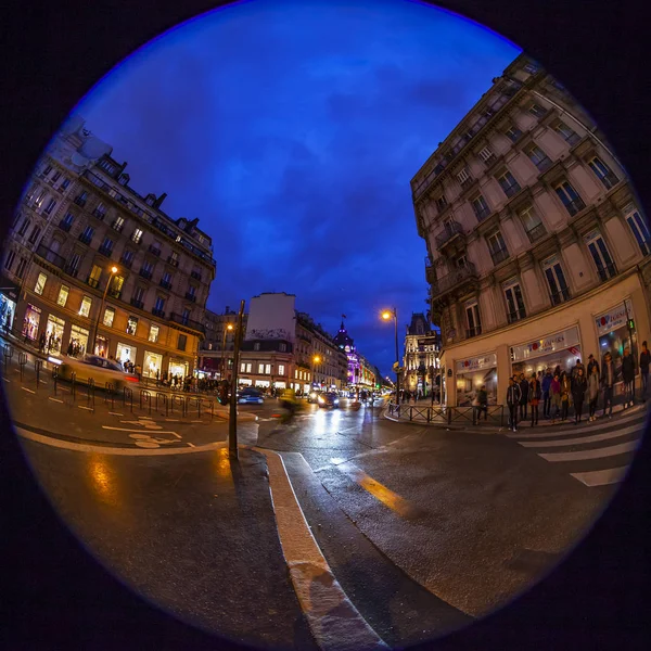 París Francia Octubre 2018 Vista Urbana Una Las Calles Centrales —  Fotos de Stock