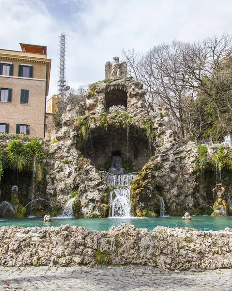 Rom Italien März 2017 Der Antike Brunnen Auf Dem Gebiet — Stockfoto