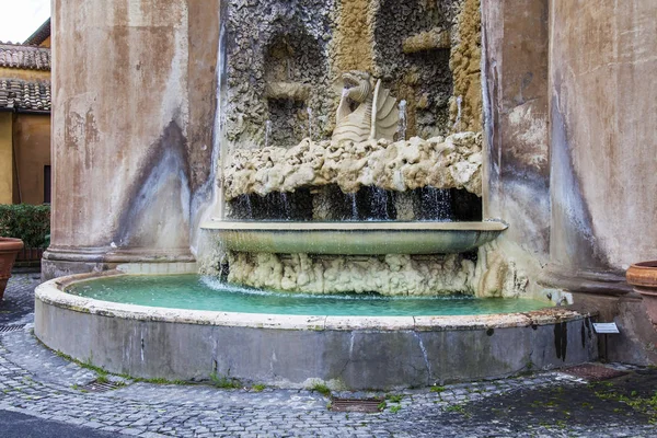Rome Italie Mars 2017 Ancienne Fontaine Sur Territoire Des Jardins — Photo