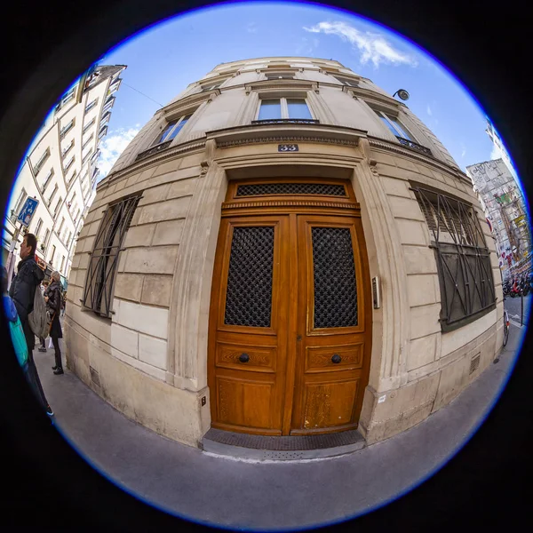 Paris France Octobre 2018 Rue Typique Ville Avec Bâtiment Historique — Photo
