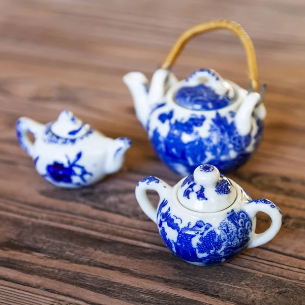 Tiny Ware Tea Drinking — Stock Photo, Image