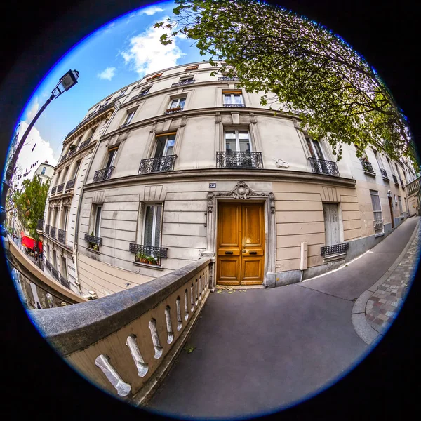 Paris France Oktober 2018 Die Malerische Straße Fuße Des Montmartre — Stockfoto