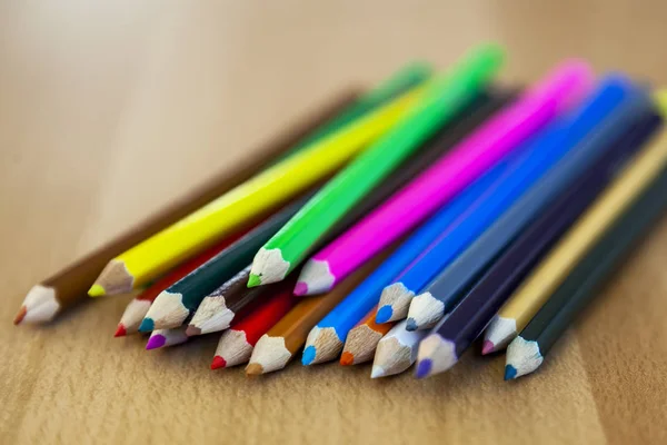Lápices Varios Colores — Foto de Stock