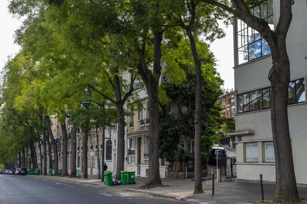 Paris Frankrike Den Oktober 2018 Den Typiska Stadsgata Med Historisk — Stockfoto