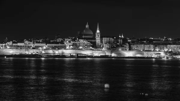 Valletta Malta Gennaio 2019 Una Tradizionale Vista Panoramica Della Città — Foto Stock