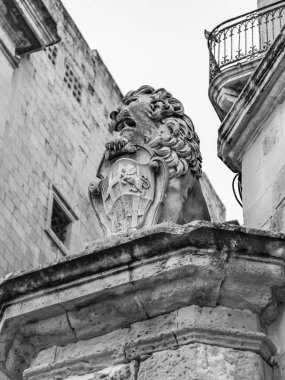 Valletta, Malta, üzerinde 8 Ocak 2019. Eski Şehir'in mimaride. Victoria Gate parçası